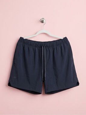 Men's Black Performance Drawstring Shorts